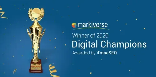 Winner of 2020 Digital Champions awarded by iDoneSEO
